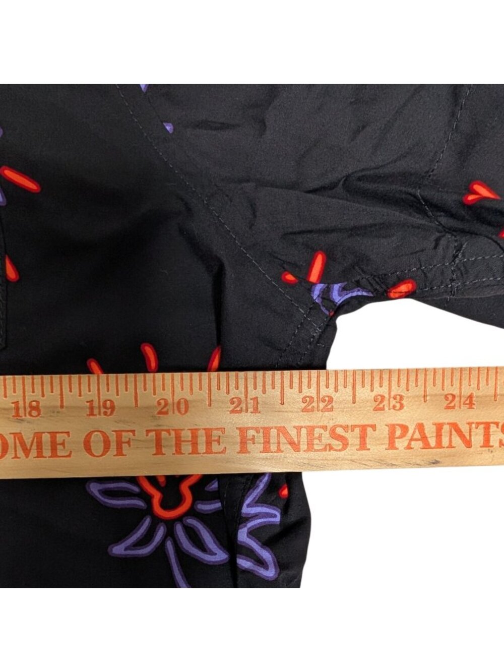 The Rail Mens Bright Print on Black Floral Button-Up Shirt XXL Short Sleeve Mode - Picture 6 of 12
